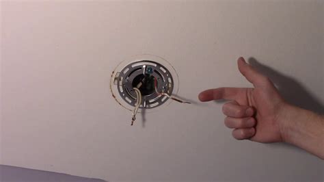 ceiling junction box install|ceiling light without junction box.